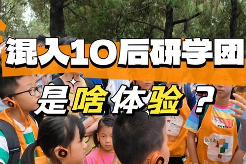 90后大龄儿童混进10后研学团，被教育了……